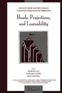 Produktbild: Syntactic Theory and First Language Acquisition