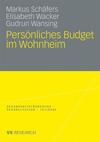 Produktbild: Pers&ouml;nliches Budget im Wohnheim