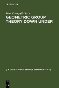 Produktbild: Geometric Group Theory Down Under