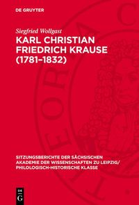 Produktbild: Karl Christian Friedrich Krause (1781-1832)
