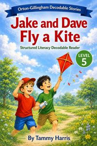 Produktbild: Orton-Gillingham Decodable Stories: Level 5 Jake and Dave Fly a Kite