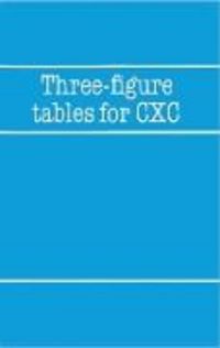 Produktbild: Three-Figure Tables for CXC