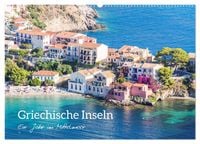 Produktbild: Griechische Inseln - Ein Jahr im Mittelmeer (Wandkalender 2026 DIN A2 quer), CALVENDO Monatskalender