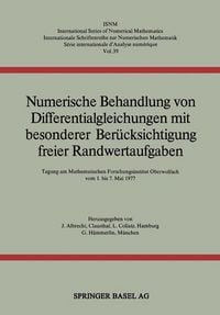Produktbild: Numerische Behandlung von Differentialgleichungen mit besonderer Ber&uuml;cksichtigung freier Randwertaufgaben