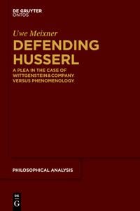 Produktbild: Defending Husserl