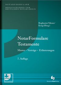Produktbild: NotarFormulare Testamente