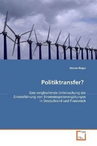 Produktbild: Riepe, M: Politiktransfer?