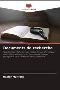 Produktbild: Documents de recherche