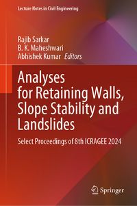 Produktbild: Analyses for Retaining walls, Slope Stability and Landslides
