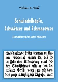 Produktbild: Schwindelk&ouml;pfe, Schw&auml;tzer und Schmarotzer