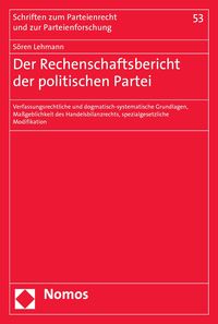 Produktbild: Der Rechenschaftsbericht der politischen Partei