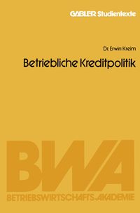 Produktbild: Betriebliche Kreditpolitik