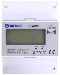Produktbild: Counttec SDM72D SDM72D Drehstromz&auml;hler digital 80A MID-konform: Ja 1St.