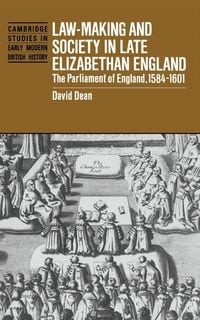 Produktbild: Law-Making and Society in Late Elizabethan England