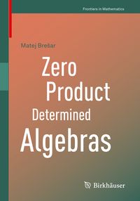 Produktbild: Zero Product Determined Algebras