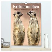 Produktbild: Erdm&auml;nnchen - Afrikas liebenswerte Zwerge (hochwertiger Premium Wandkalender 2026 DIN A2 hoch), Kunstdruck in Hochglanz