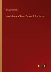 Produktbild: Handy Book of Farm Tenure & Purchase