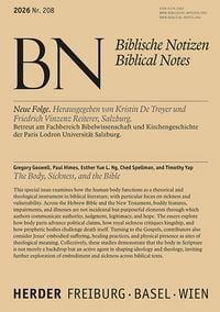 Produktbild: The Body, Sickness, and the Bible