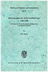 Produktbild: Aktionen gegen die kalte "Sozialisierung" 1926 - 1930.