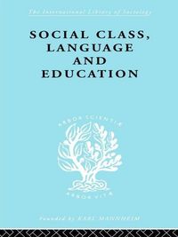 Produktbild: Lawton, P: Social Class Language and Education