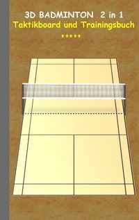 Produktbild: 3D Badminton 2 in 1 Taktikboard und Trainingsbuch