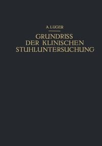 Produktbild: Grundriss der Klinischen Stuhluntersuchung