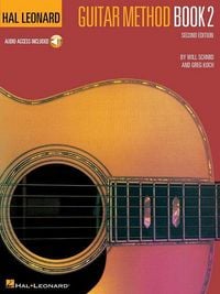 Produktbild: Guitar Method Book 2 Hal Leonard Beginner to Intermediate Guitar Lesson Book Learn Chords Fingerstyle Power Chords and Rhythm Techniques Includes Online Audio for Practice and Self Learning