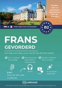 Produktbild: Frans leren B2 gevorderd. Een stap-voor-stap cursus van B1 naar B2 (met audio)