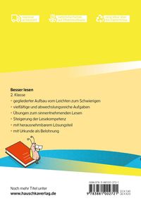 Deutsch 2. Klasse Übungsheft - Besser lesen