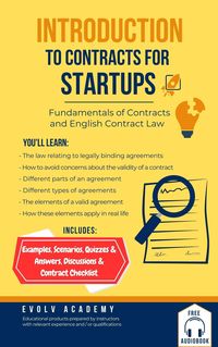 Produktbild: Introduction to Contracts for Entrepreneurs and Startup: Fundamentals of Contracts and English Contract Law