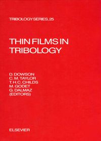 Produktbild: Thin Films in Tribology