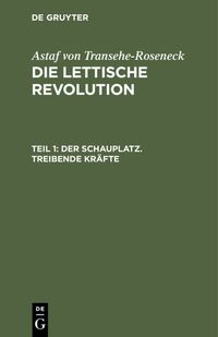 Produktbild: Der Schauplatz. Treibende Kr&auml;fte
