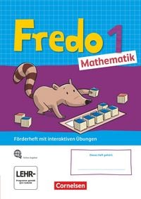 Produktbild: Fredo Mathematik 1. Schuljahr. Ausgabe A - Förderheft mit Stickerbogen