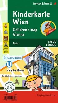 Produktbild: freytag & berndt Poster Kinderkarte Wien 1:40.000
