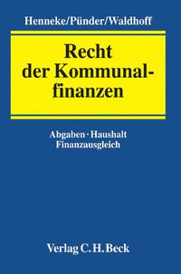 Produktbild: Recht der Kommunalfinanzen