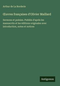 Produktbild: &iquest;uvres fran&ccedil;aises d'Olivier Maillard