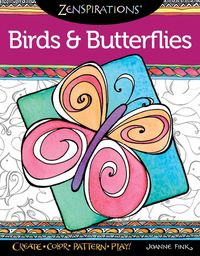 Produktbild: Zenspirations Coloring Book Birds & Butterflies