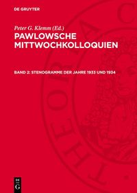 Produktbild: Stenogramme der Jahre 1933 und 1934