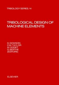 Produktbild: Tribological Design of Machine Elements