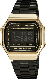 Produktbild: Casio Quarz Armbanduhr A168WEGB-1BEF (L x B x H) 38.6 x 36.3 x 9.6 mm Gold Geh&auml;usematerial=Harz Material (Armband)=Edelstahl