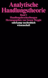 Produktbild: Handlungsbeschreibungen. Analytische Handlungstheorie. Band 1