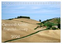 Produktbild: Camino di Assisi - Franziskusweg (Tischkalender 2026 DIN A5 quer), CALVENDO Monatskalender