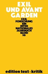 Produktbild: Exil und Avantgarden