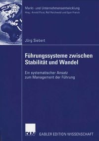 Produktbild: F&uuml;hrungssysteme zwischen Stabilit&auml;t und Wandel