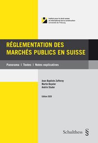 Produktbild: R&eacute;glementation des march&eacute;s publics en Suisse