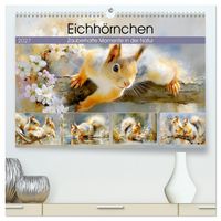 Produktbild: Eichh&ouml;rnchen. Zauberhafte Momente in der Natur (hochwertiger Premium Wandkalender 2027 DIN A2 quer), Kunstdruck in Hochglanz