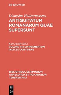 Produktbild: Supplementum Indices Continens