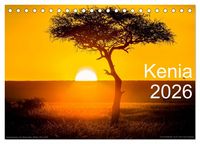 Produktbild: Kenia 2026 (Tischkalender 2026 DIN A5 quer), CALVENDO Monatskalender