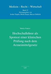 Produktbild: Fuderer, M: Hochschullehrer als Sponsor