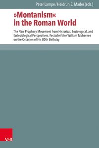 Produktbild: "Montanism" in the Roman World